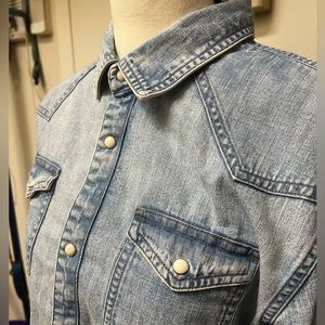 Scotch and soda western denim shirt
